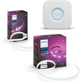 Philips Hue Lightstrip Plus V4 EMEA 2m base kit + Hue Lightstrip Plus V4 EMEA 1m ext + Philips HUE B