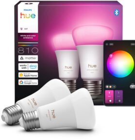 Philips Hue White and Color Ambiance 6W 810  E27 2ks