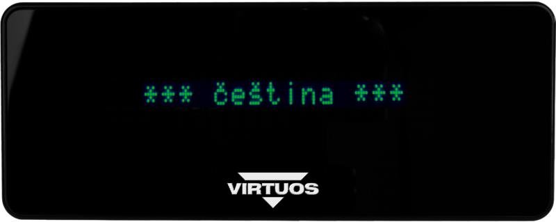 Virtuos VFD displej zákaznický 20x2 pro BPOS BP-1588, černý