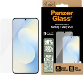 PanzerGlass Samsung Galaxy S25 FE s instalačním rámečkem