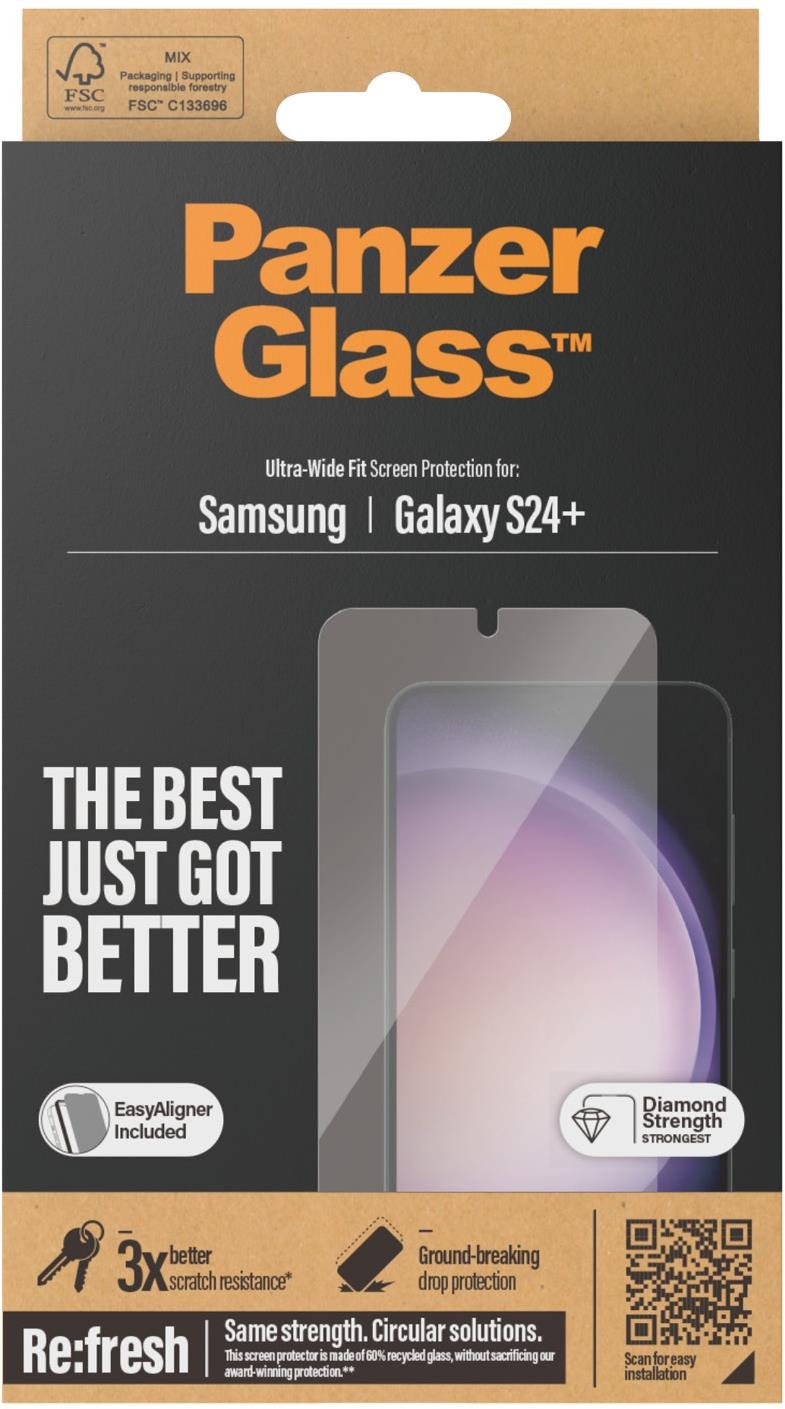PanzerGlass Samsung Galaxy S24+/S25+ s instalačním rámečkem