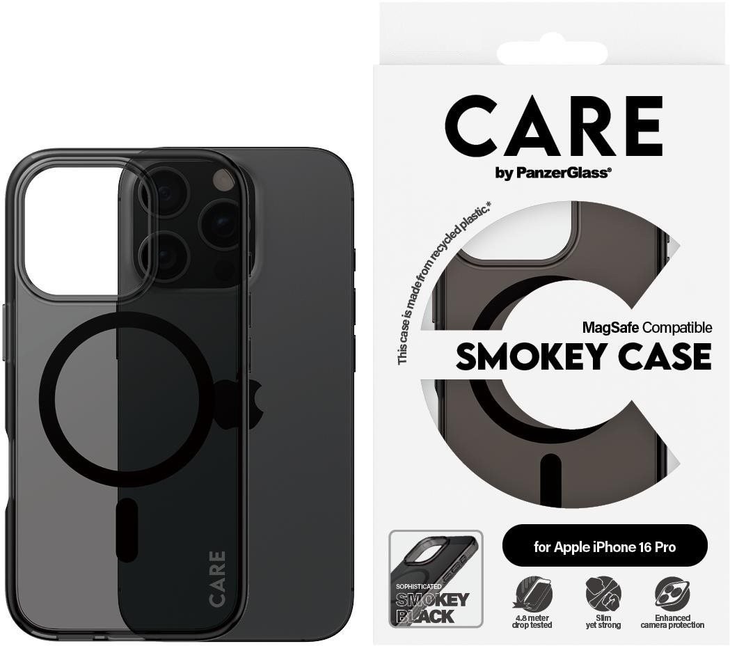 PanzerGlass CARE kryt Apple iPhone 16 Pro MagSafe Smokey kouřový/černý
