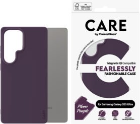 PanzerGlass CARE kryt Samsung Galaxy S25 Ultra Fearlessly fialový (Plum Purple) QI