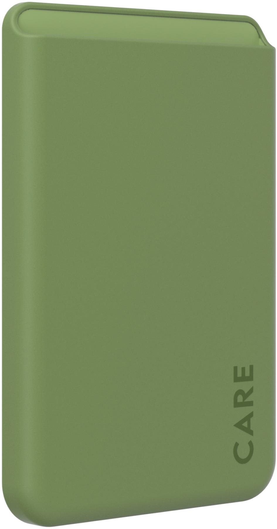 PanzerGlass CARE Apple MagSafe RFID CardHolder zelené pouzdro na platební karty