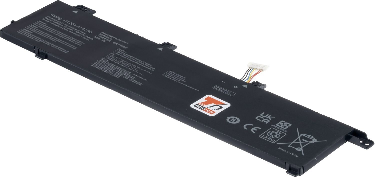 T6 Power pro Asus VivoBook S432F, S532F, X432F, X532F, 3640 mAh, 42 Wh, 3cell, Li-poly