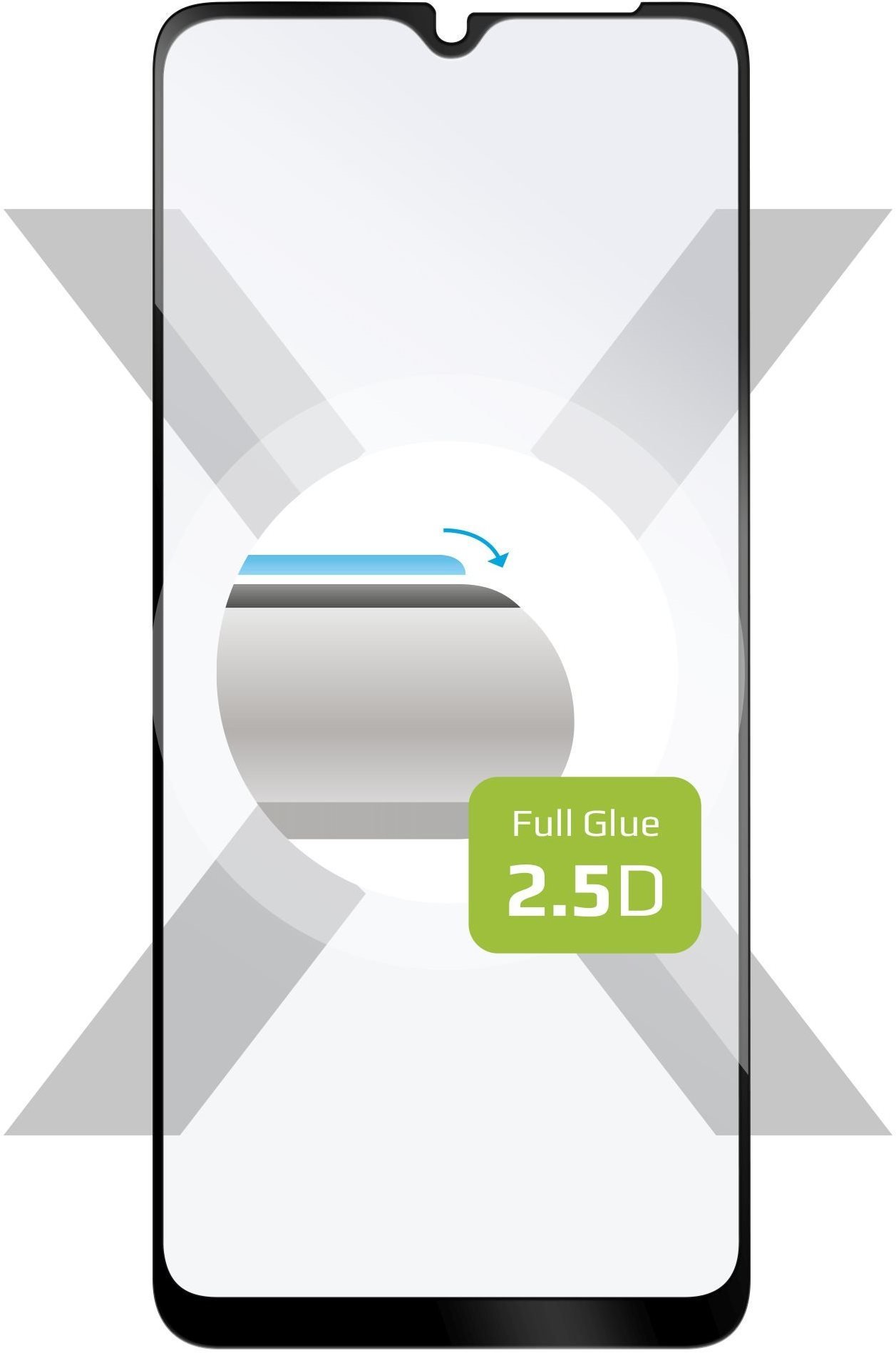 FIXED FullGlue-Cover pro Samsung Galaxy A12 černé