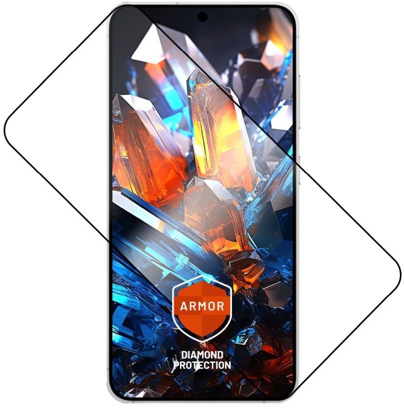 FIXED Armor s Anti-dust aplikátorem a AR vrstvou pro Samsung Galaxy S24/S25 černé