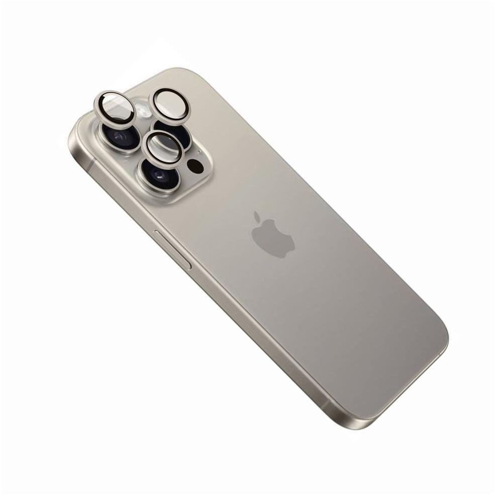 FIXED Camera Glass pro Apple iPhone 16 Pro/16 Pro Max přírodní titan