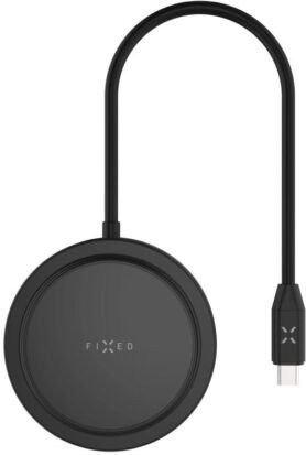 FIXED MagHUB 7V1 s bezdrátovým nabíjením a podporou MagSafe pro notebooky a tablety černý