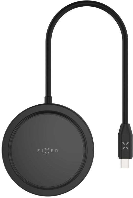 FIXED MagHUB 7V1 s bezdrátovým nabíjením a podporou MagSafe pro notebooky a tablety černý