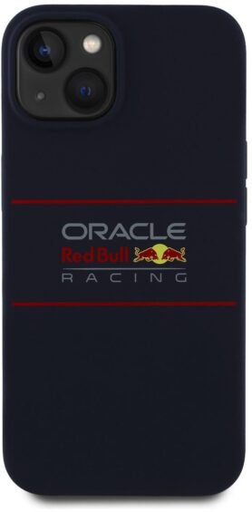 Red Bull Silicone Horizontal Logo MagSafe Zadní Kryt pro iPhone 14 Navy