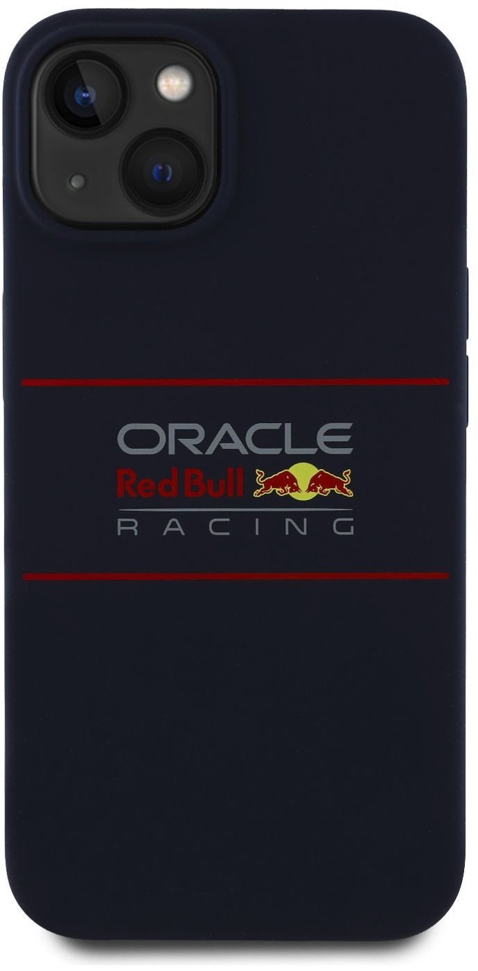 Red Bull Silicone Horizontal Logo MagSafe Zadní Kryt pro iPhone 14 Navy