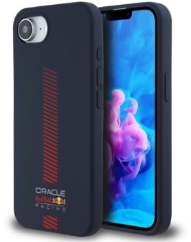 Red Bull Silicone Powerbar MagSafe Zadní Kryt pro iPhone 16e/17e Navy