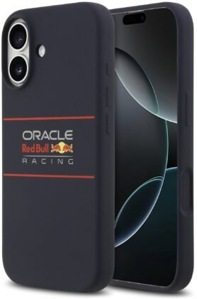 Red Bull Silicone Horizontal Logo MagSafe Zadní Kryt pro iPhone 17 Navy