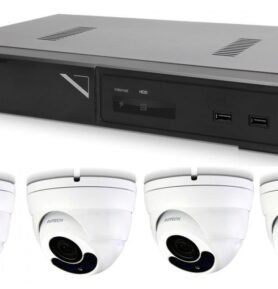 AVTECH set 1 × AVTECH NVR AVH1109 + 4 × 2MPX Motorzoom IP Dome kamera AVTECH DGM2443SVSE + 4 × Kabel