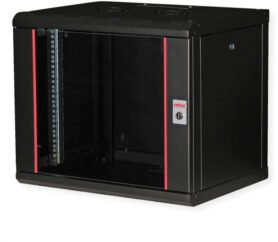 ROLINE 19" rozvaděč 9U, závěsný, Pro, 600 × 450, černý