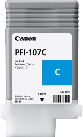 Canon PFI-107C azurová