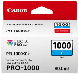 Canon PFI-1000C azurová