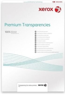 XEROX Plain Transparency for Mono, A4, 100µ, 100 listů