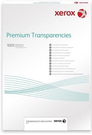 XEROX Plain Transparency for Mono, A4, 100µ, 100 listů
