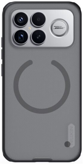 Nillkin Super Frosted PRO Magnetic Zadní Kryt pro Poco F8 Ultra Transparent Black