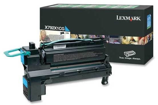 LEXMARK X792X1CG azurový