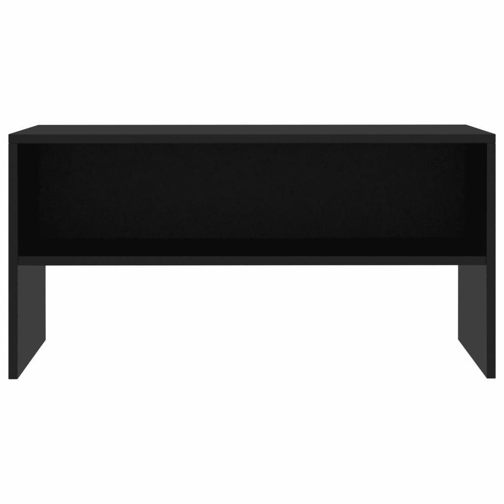 TV stolek černý 80x40x40 cm dřevotříska