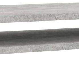 Shumee Stojan na monitor betonově šedý, 42  ×  24  ×  13 cm, dřevotříska