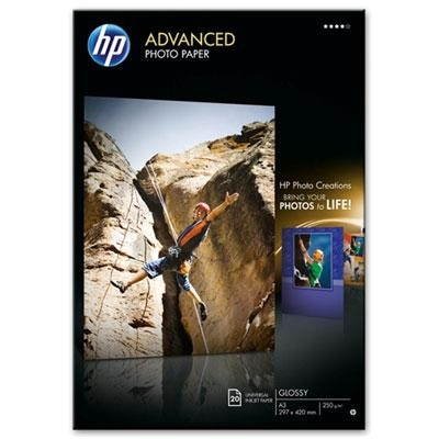 HP Advanced Glossy Photo Paper A3, 20ks