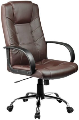 Sofotel EG-221 Kancelářské křeslo, eko kůže, hnědé