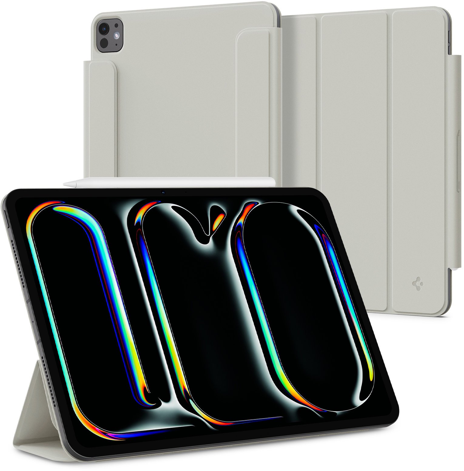 Spigen Air Skin Folio OneTap gray iPad Pro 11" 2024