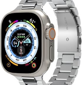 Spigen Modern Fit 316L Band Silver Apple Watch 49mm/45mm/44mm/42mm