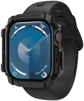 Spigen Rugged Armor Matte Black Apple Watch 11/10 42mm
