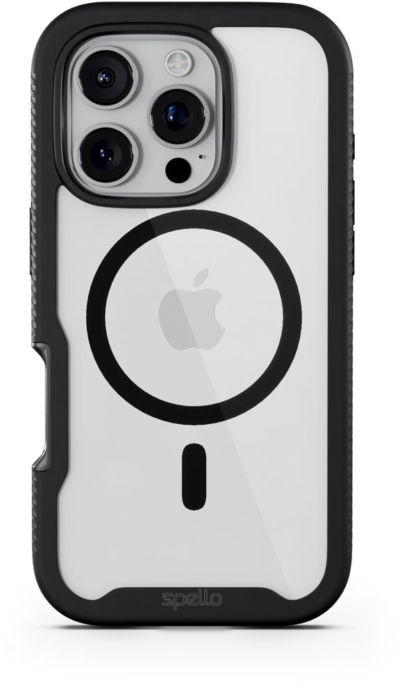 Spello Rugged magnetický kryt iPhone 16 Pro Max - černá