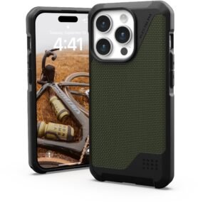UAG Metropolis LT MagSafe kevlar Olive iPhone 15 Pro