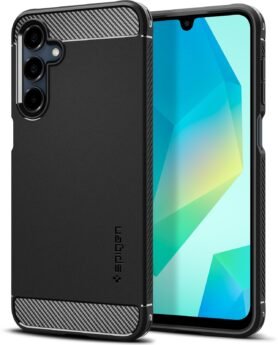 Spigen Rugged Armor Matte Black Samsung Galaxy A16/A16 5G