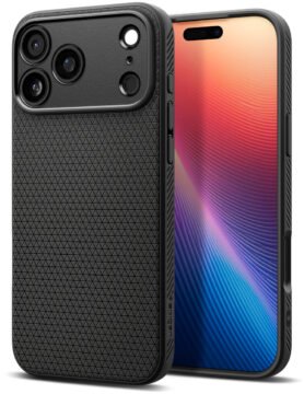 Spigen Liquid Air Matte Black iPhone 17 Pro Max