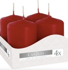 BISPOL Adventní Bordó 4× 60 g