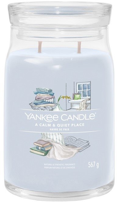 YANKEE CANDLE Signature sklo 2 knoty A Calm & Quiet Place 567 g