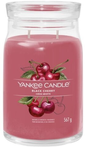 YANKEE CANDLE Signature sklo 2 knoty Black Cherry 567 g