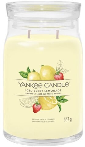 YANKEE CANDLE Signature sklo 2 knoty Iced Berry Lemonade 567 g