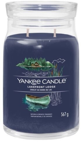 YANKEE CANDLE Signature sklo 2 knoty Lakefront Lodge 567 g