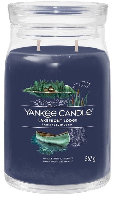 YANKEE CANDLE Signature sklo 2 knoty Lakefront Lodge 567 g