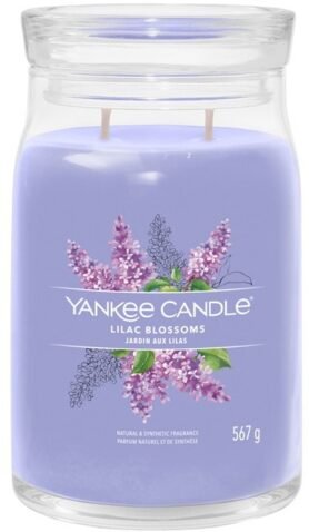 YANKEE CANDLE Signature sklo 2 knoty Lilac Blossoms 567 g