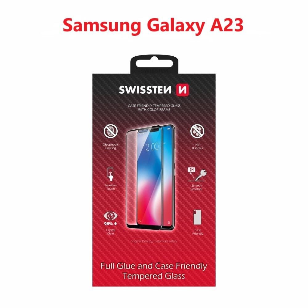 Swissten 3D Full Glue pro Samsung A235 Galaxy A23 černé