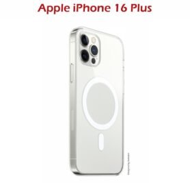Swissten Clear Jelly MagStick pro Apple iPhone 16 Plus transparentní