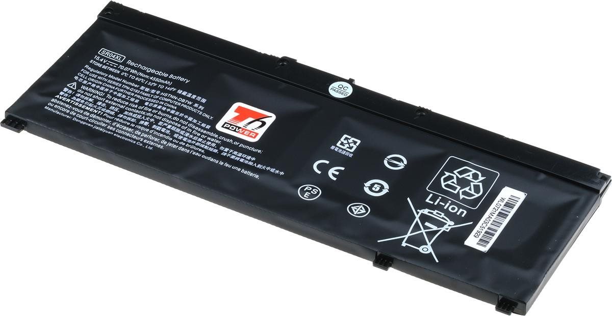 T6 power HP Omen 15-ce000, Pavilion Power 15-cb000 serie, 4550mAh, 70Wh, 4cell, Li-pol