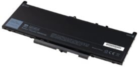 T6 Power pro Dell Latitude 12 E7270, Li-Poly, 7,6 V, 7200 mAh (55 Wh), černá