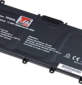 T6 Power pro notebook Hewlett Packard TF03XL, Li-Poly, 11,55 V, 3600 mAh (41 Wh), černá