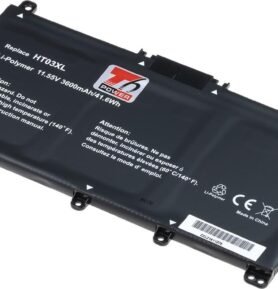 T6 Power pro Hewlett Packard 15-db0000 serie, Li-Poly, 11,55 V, 3600 mAh (41 Wh), černá